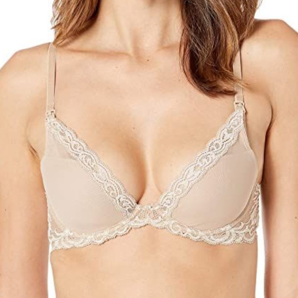 Feathers Maternity Plunge T-Shirt Bra